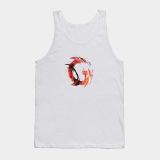 Colorful Painted Initial Letter G Tank Top